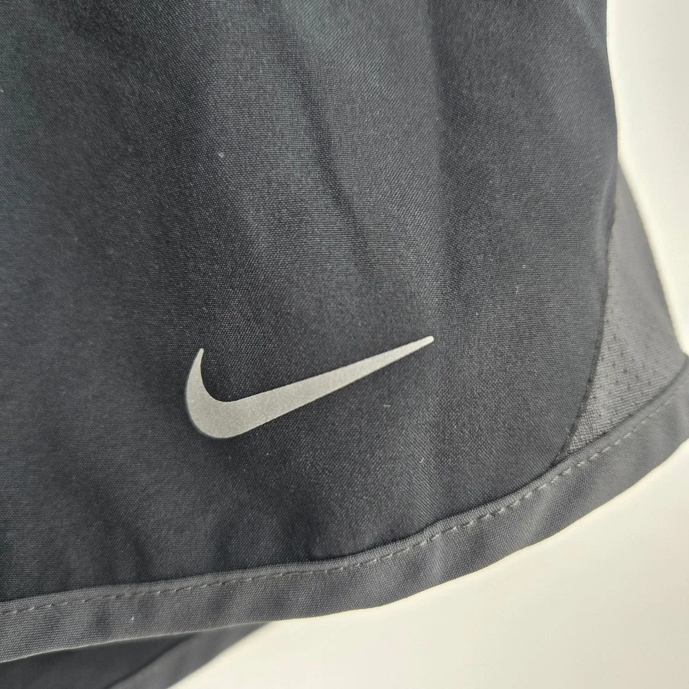Nike Dri-Fit Womens S Black Running Shorts Drawstring Pocket Workout Exercise